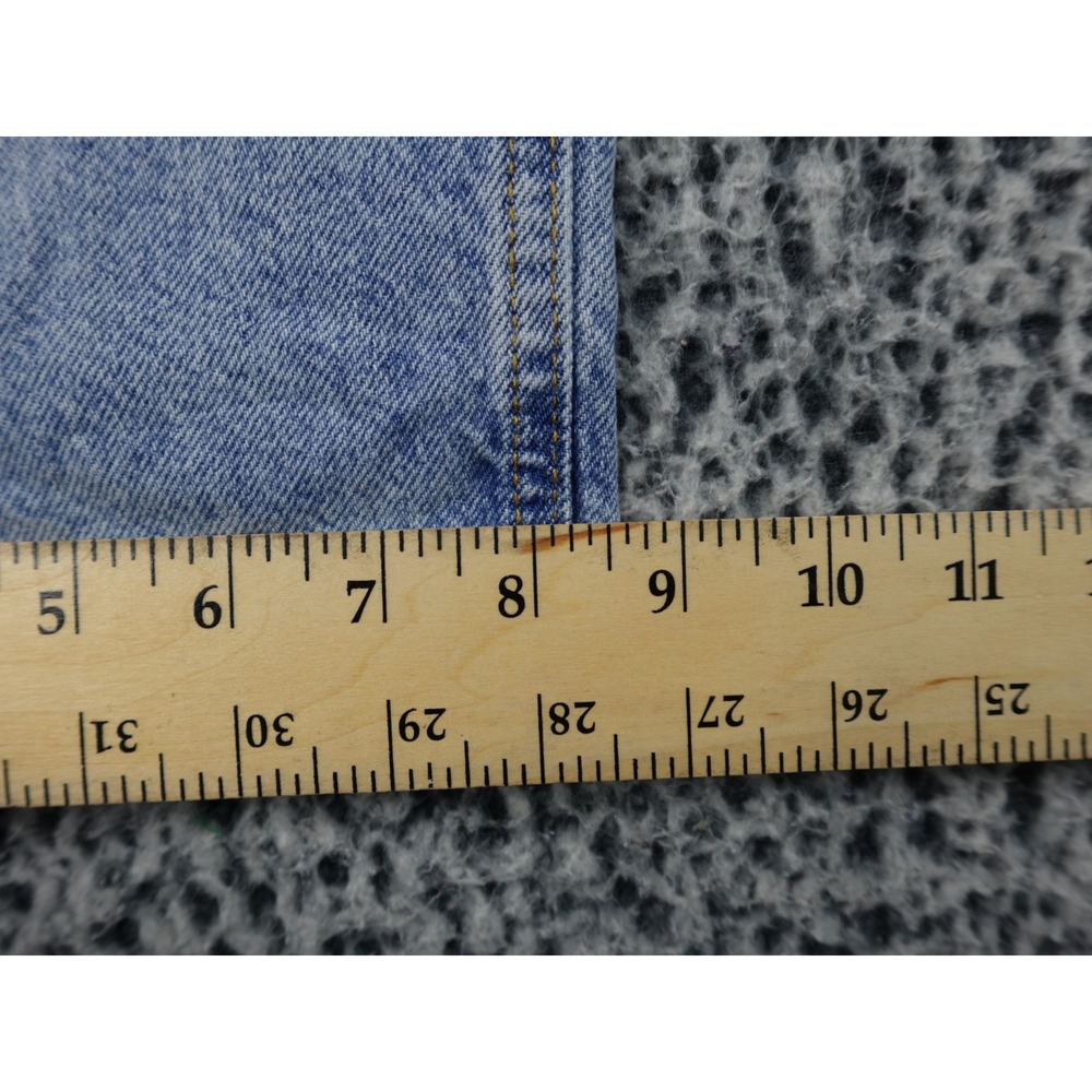 WE THE FREE‎ Curvy Jeans Womens 34 Light Wash Blue Denim Button Fly Casual - Picture 7 of 16